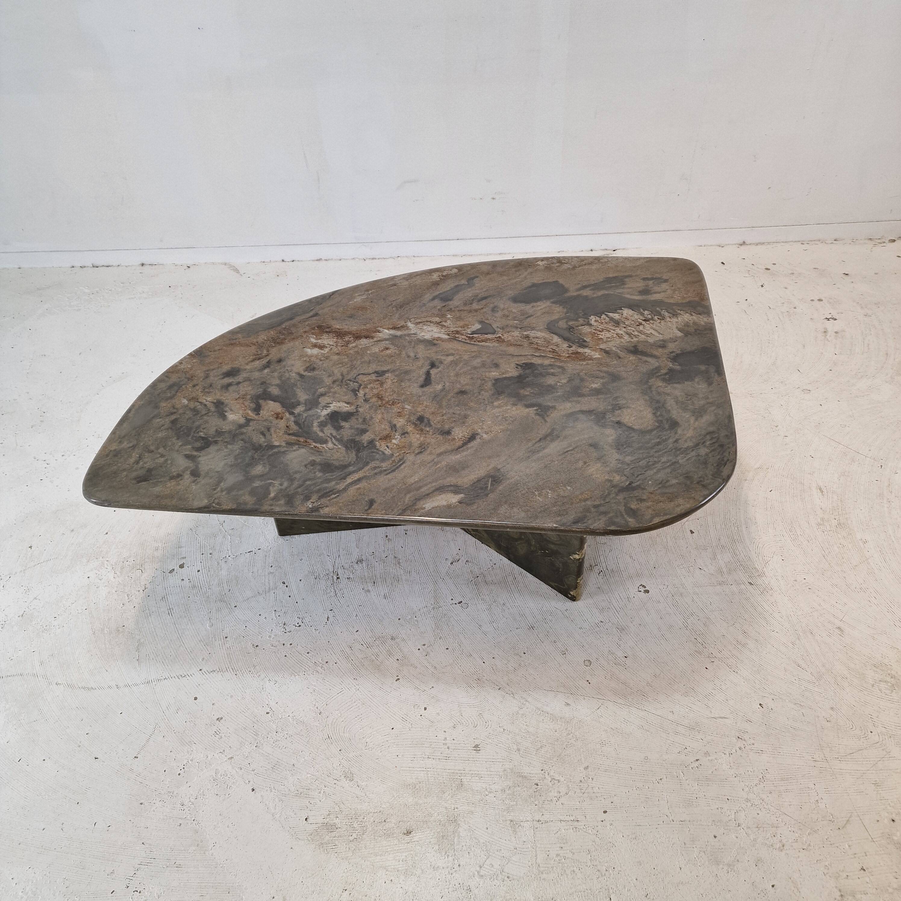 Italian Coffee Table in Granite, 1980s
