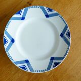 Assiette plates, Moulin des Loups et Hamage, modèle Pax