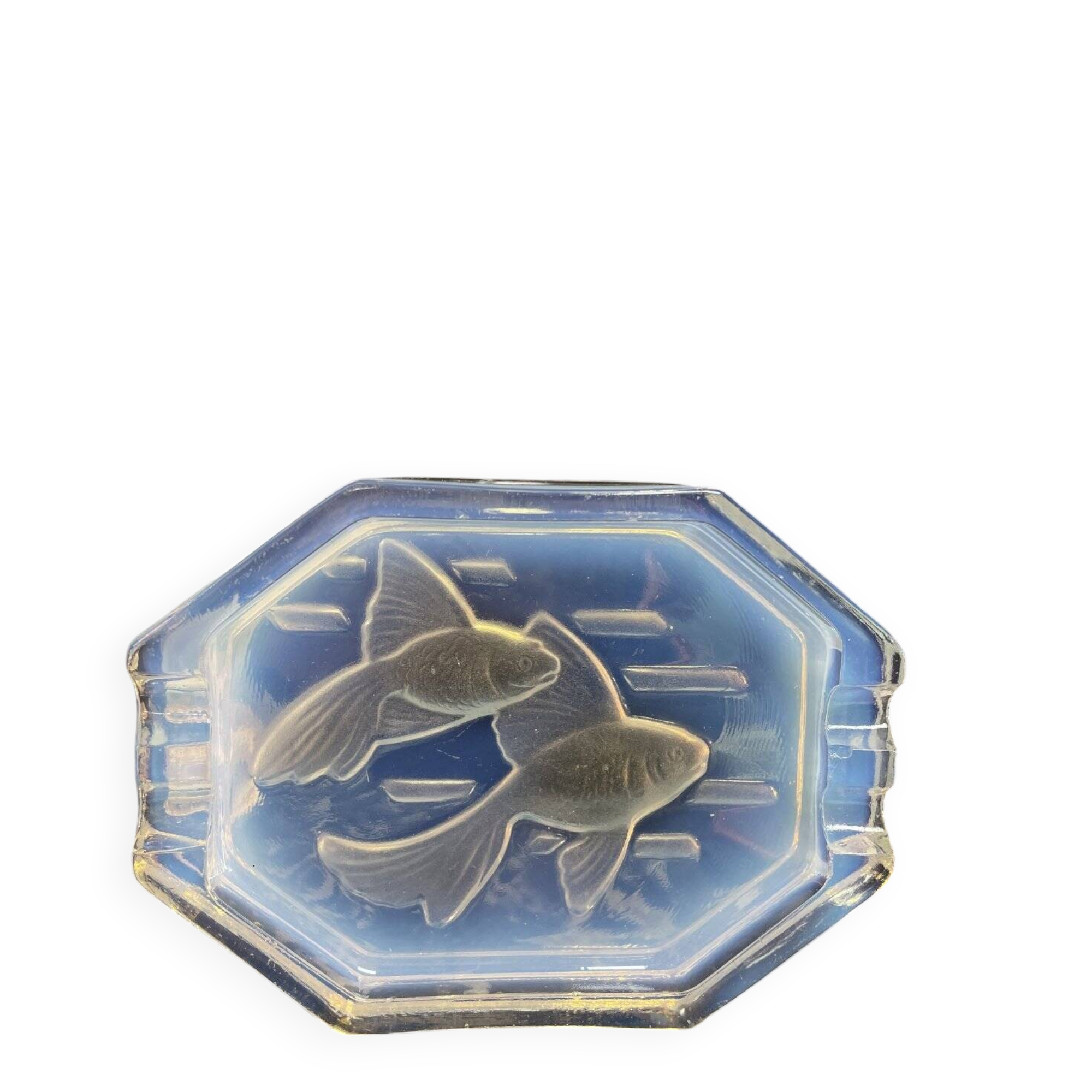 Art Deco opalescent ashtray