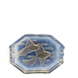 Art Deco opalescent ashtray