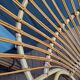 60's rattan fan chair