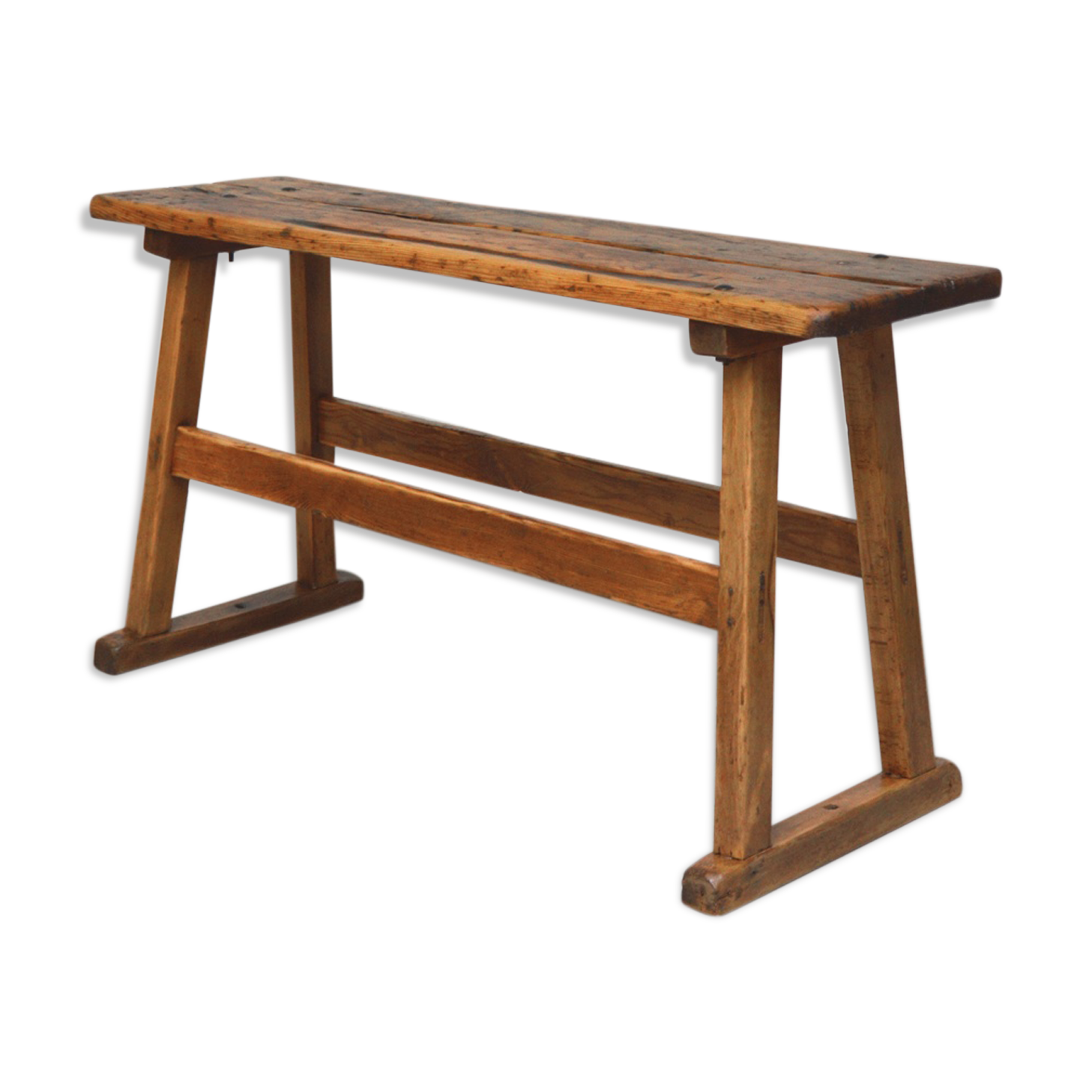 Console rustic solid wood