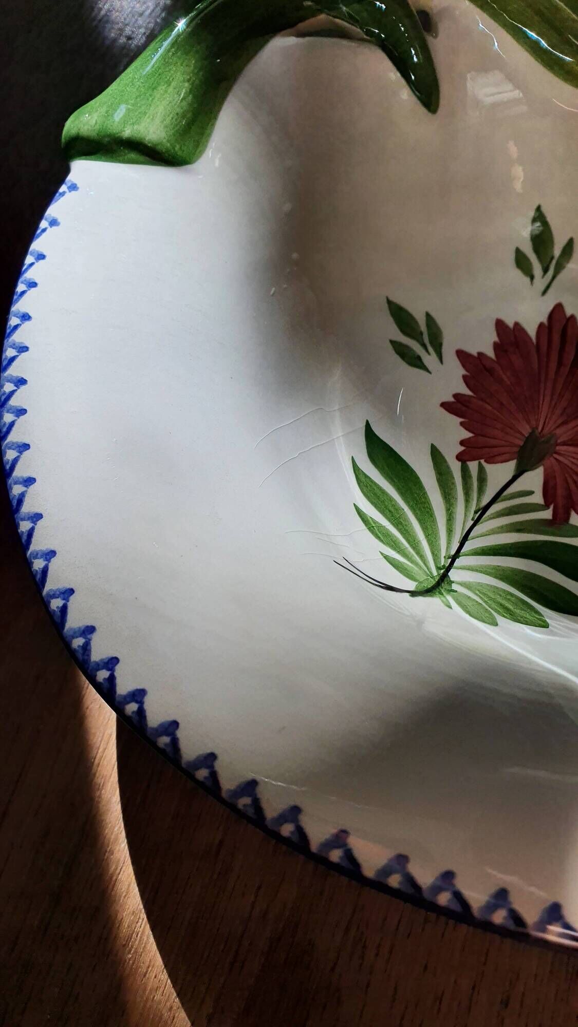 Ceramic decoration plate Pomme Charolles