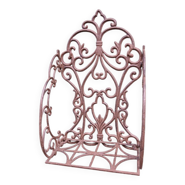 Cast iron wall shelf