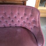 Velvet sofa
