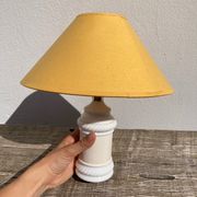 Bedside lamp in earthenware