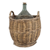 Demijohn with her basket