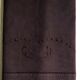 Old linen and cotton sheet tinted eggplant