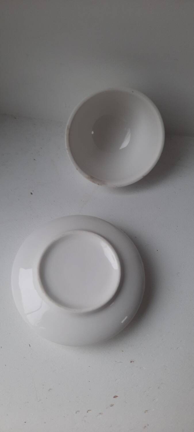 Table bell, butter dish