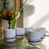 6 cups 'Total' vintage retro