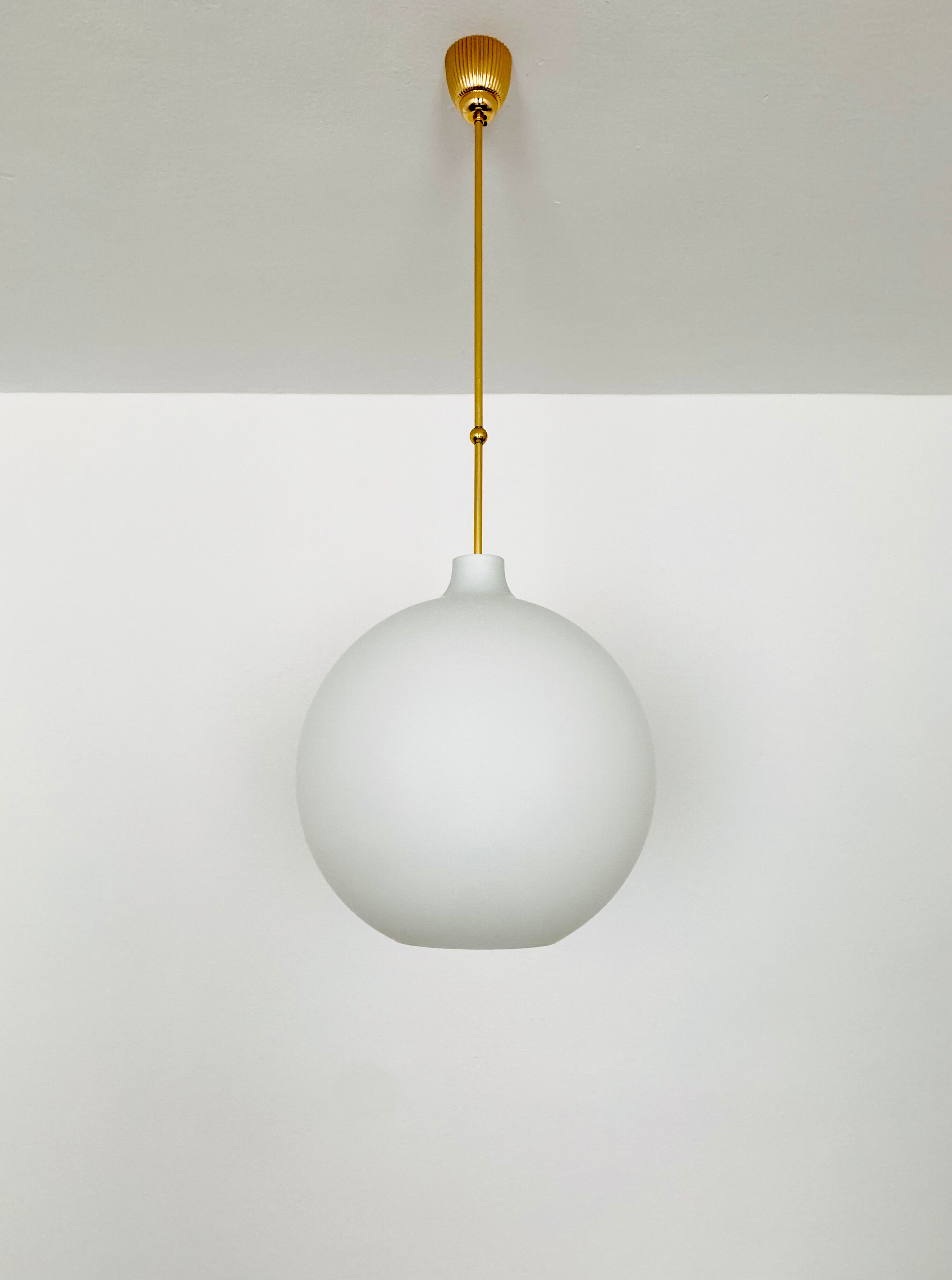 Large opaline lamp by Aloys Gangkofner for Peill and Putzler