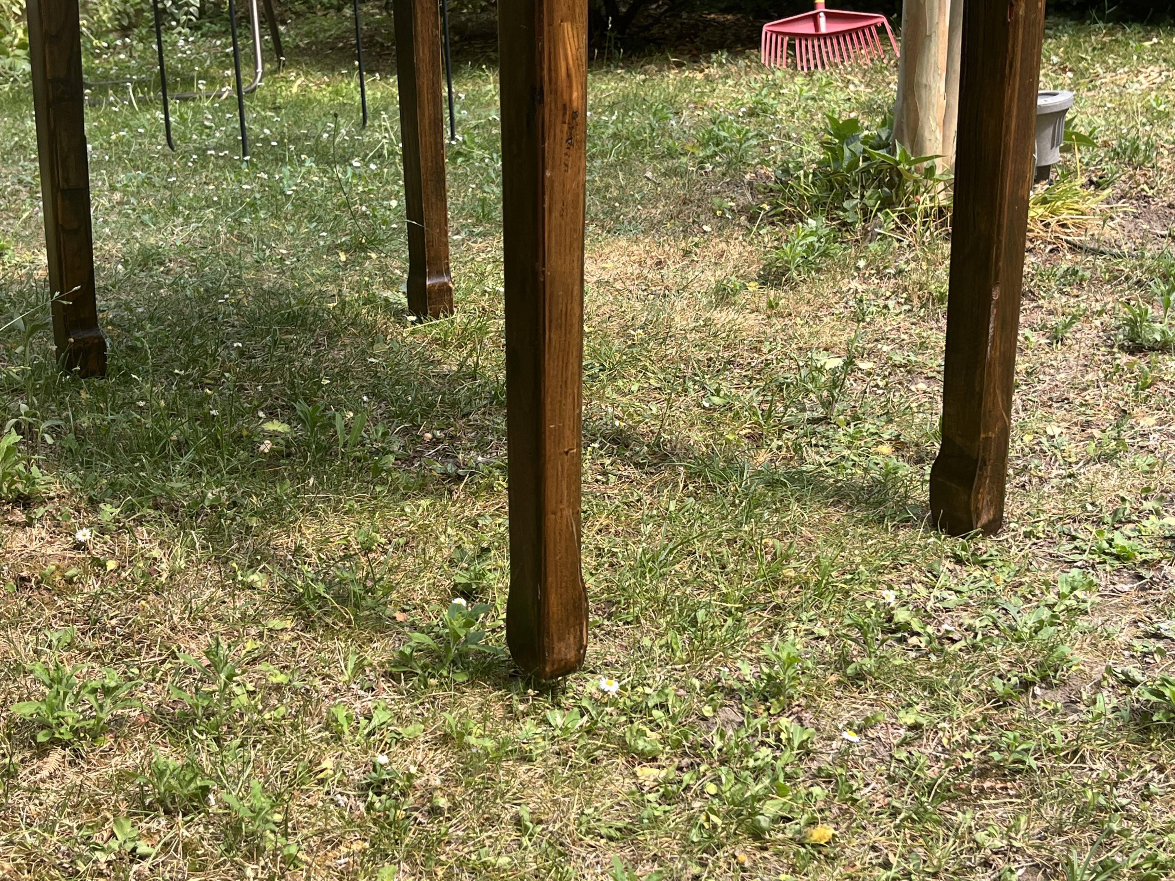 Console en bois de Huali, XXème siècle