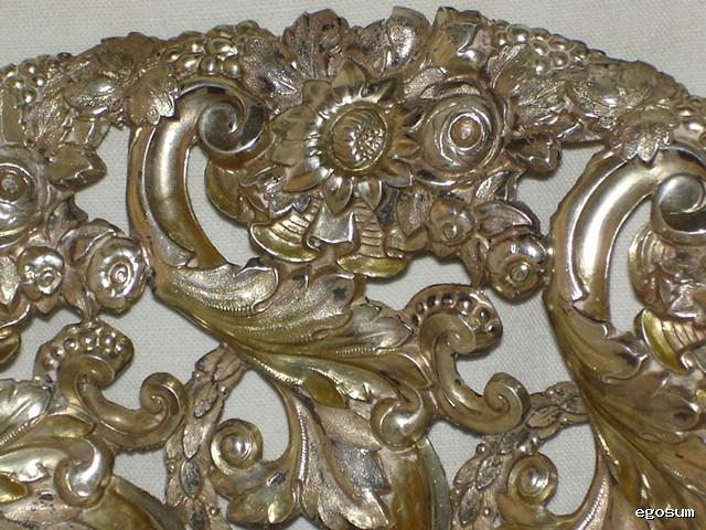 Dish of massive silver monstrance Russia Kiev XX °