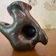 Zoomorphic glazed earthenware vase by René Delarue, 1950s