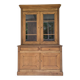 Sideboard curiosity cabinet made of solid antique wood