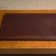 Indochina tray mother-of-pearl marquetry bird decoration 1900