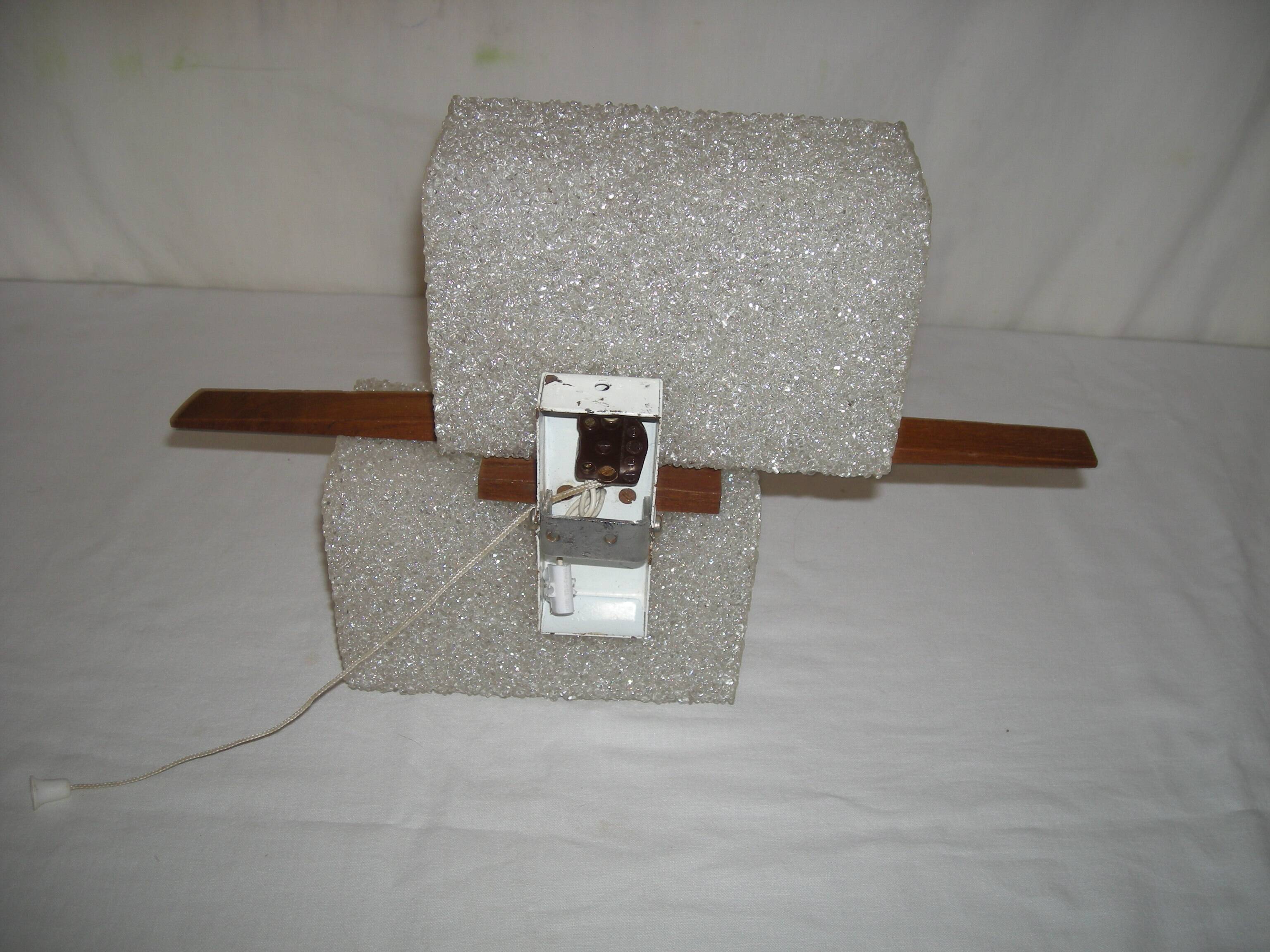 1960s Scandinavian style double wall light