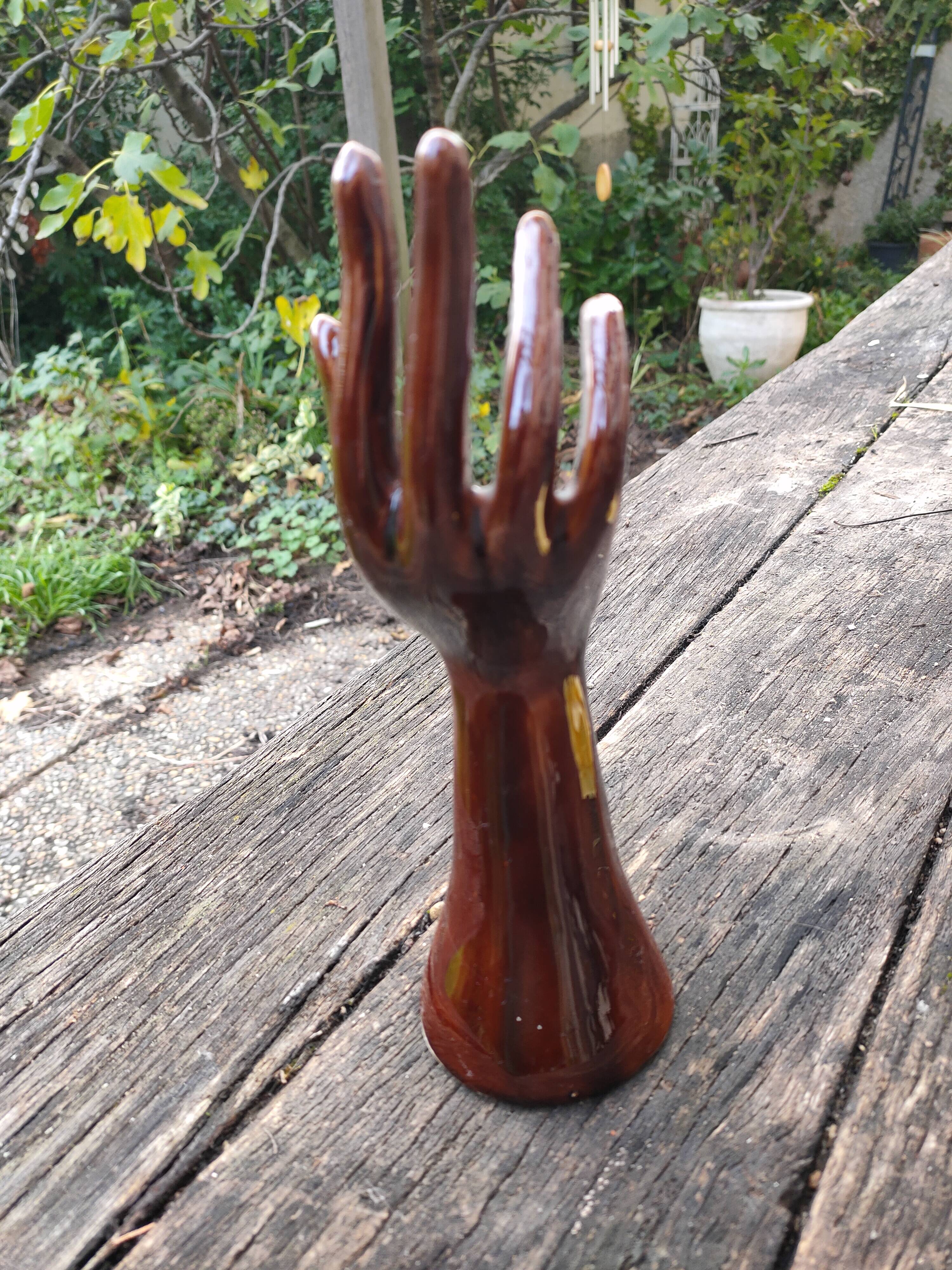 Ringer or soliflore in Vallauris ceramic.