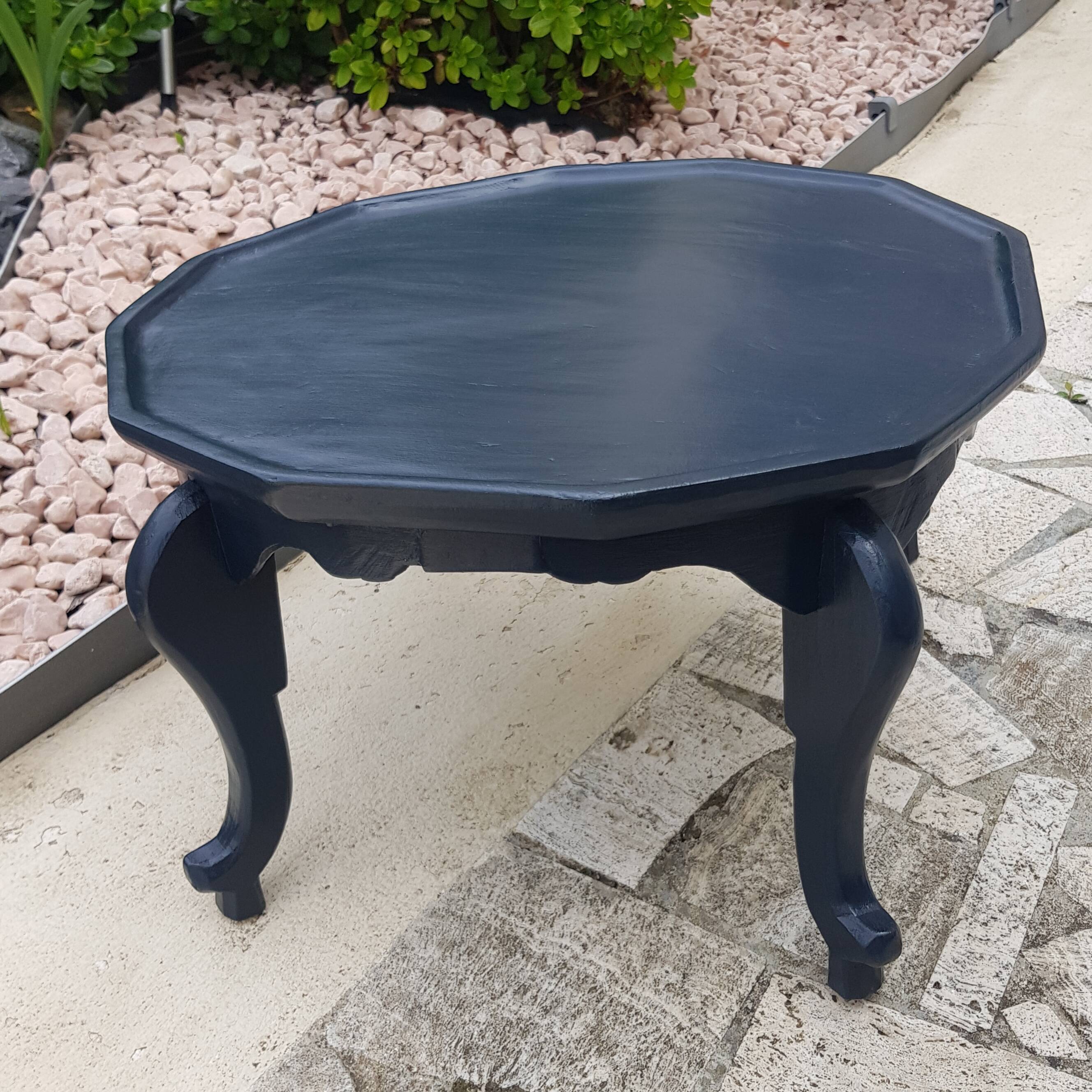Oriental coffee table and tray
