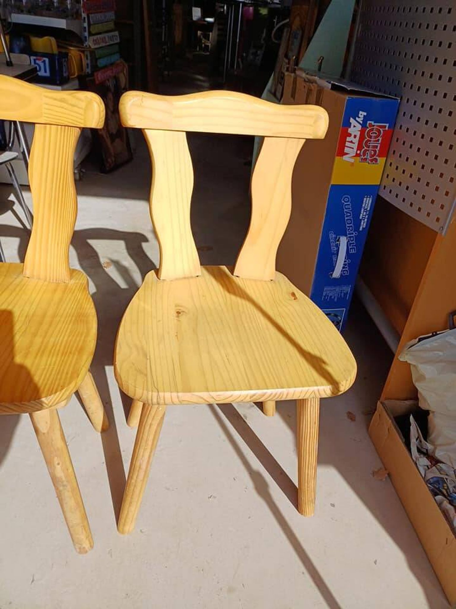 2 country Bavarian chairs