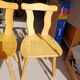2 chaises bavaroises champêtres