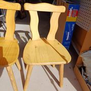 2 country Bavarian chairs