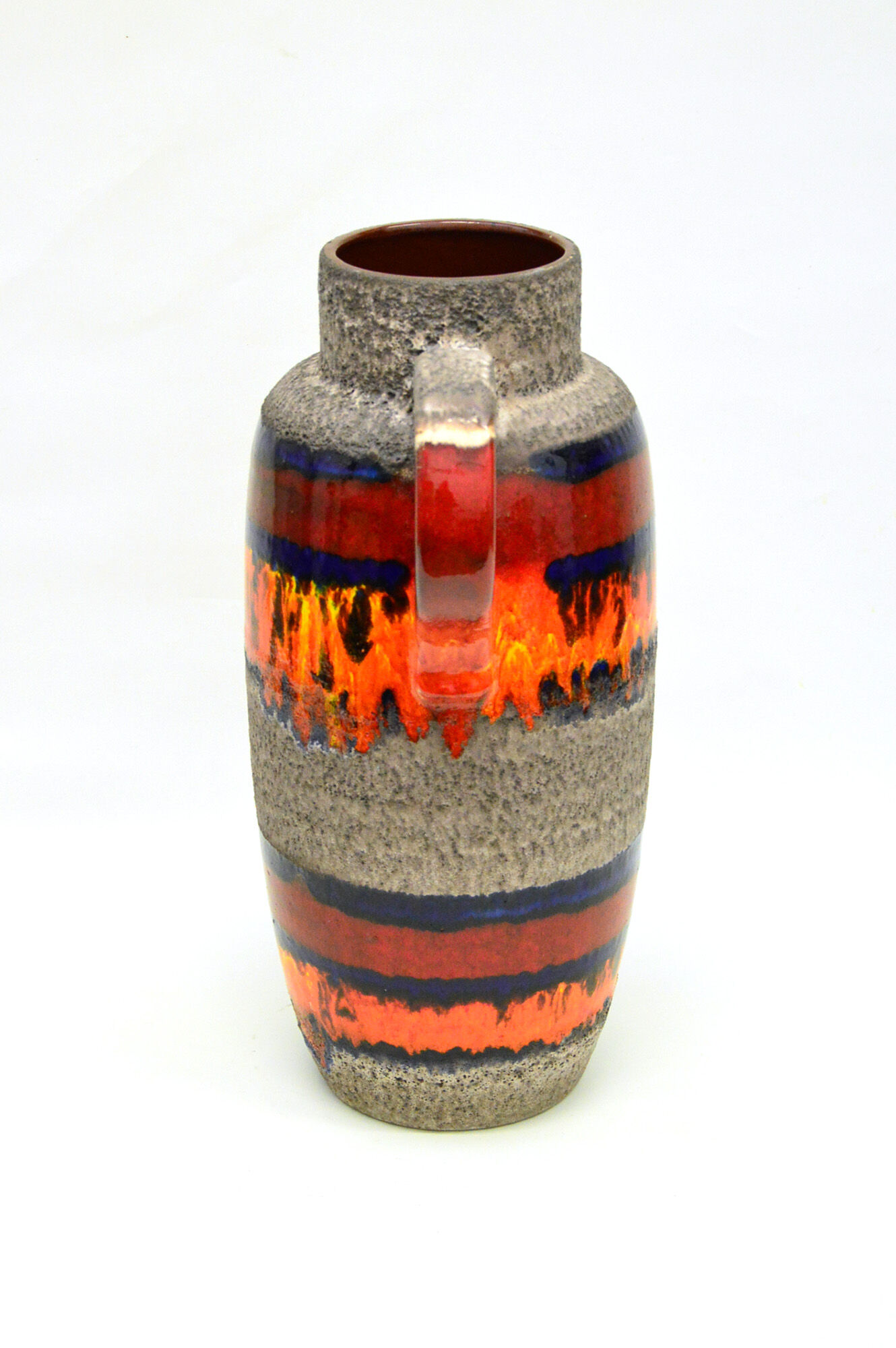 West Germany Fat Lava Ceramic Umbrella Stand, 1970s
