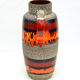 West Germany Fat Lava Ceramic Umbrella Stand, 1970s