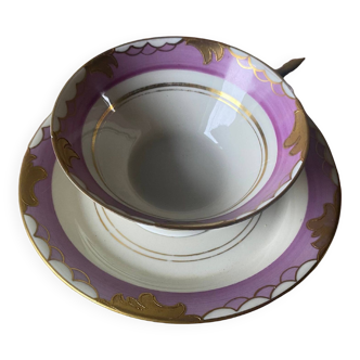 Roloff porcelain cup and saucer