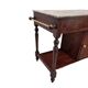 French bathroom vanity with marble top