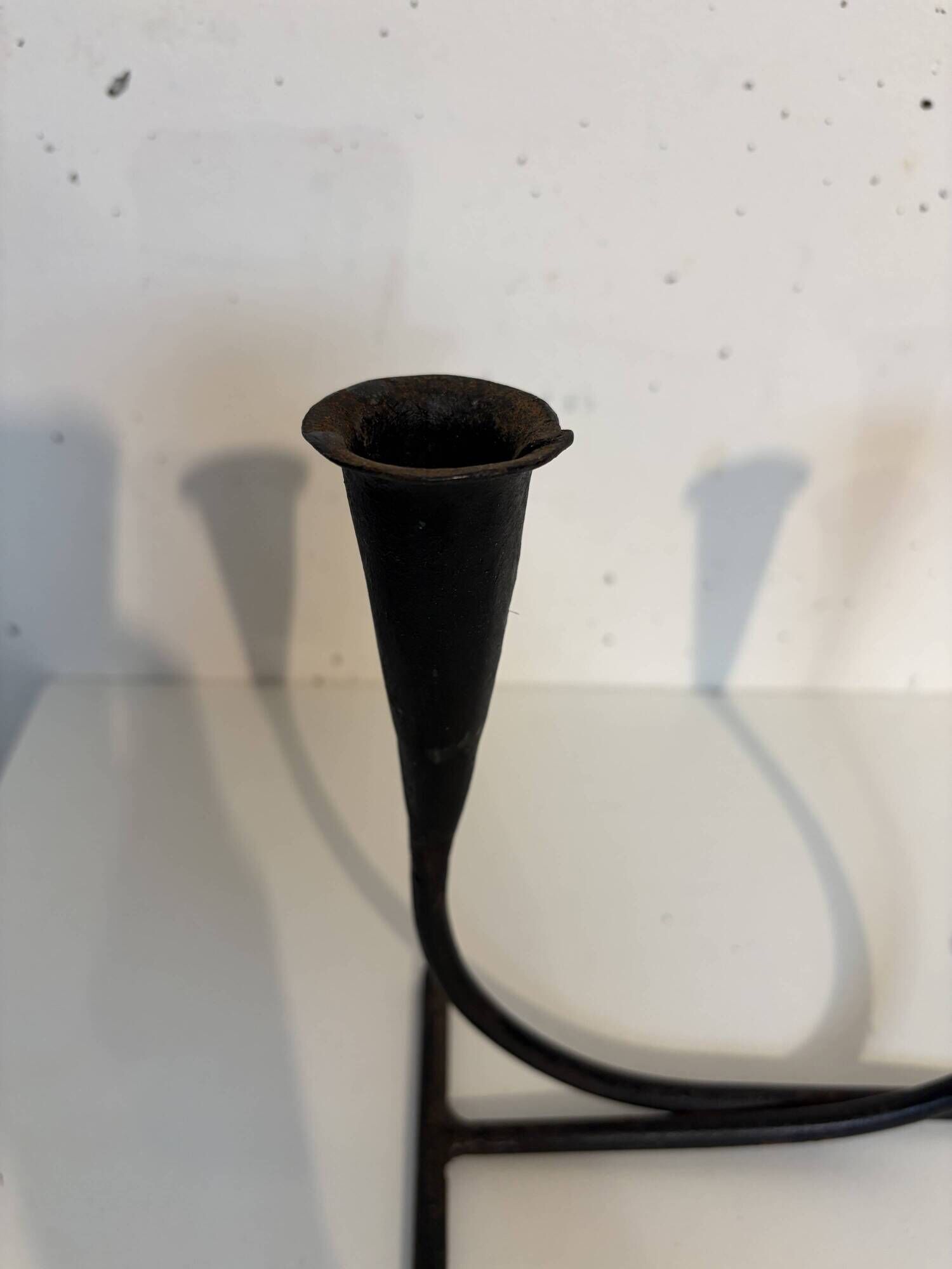 Pair of candlesticks, Folk art, 1950