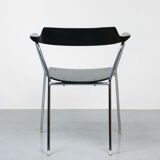 Black model 4455 dining armchairs by Niko Kralj