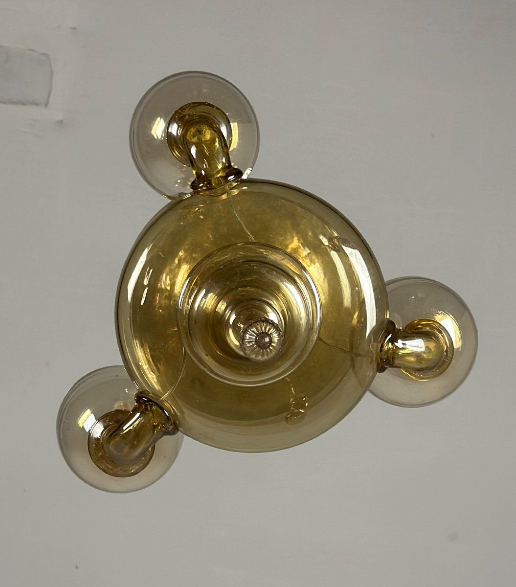 Venetian hallway chandelier in murano glass circa 1940