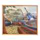 Port de Belle-Île-En-Mer, Citadelle, huile sur toile