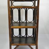 ETAGERE en ROTIN années 70
