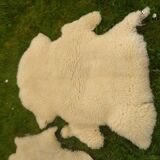 Two vintage sheepskins.