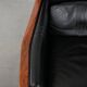 Beautiful and very comfortable black Art Deco design armchair