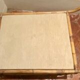 rattan rolling table