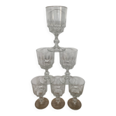 Set of 6 Luminarc Lance water glasses