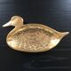 Brass duck catchall