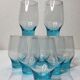 8 verres à eau 1970