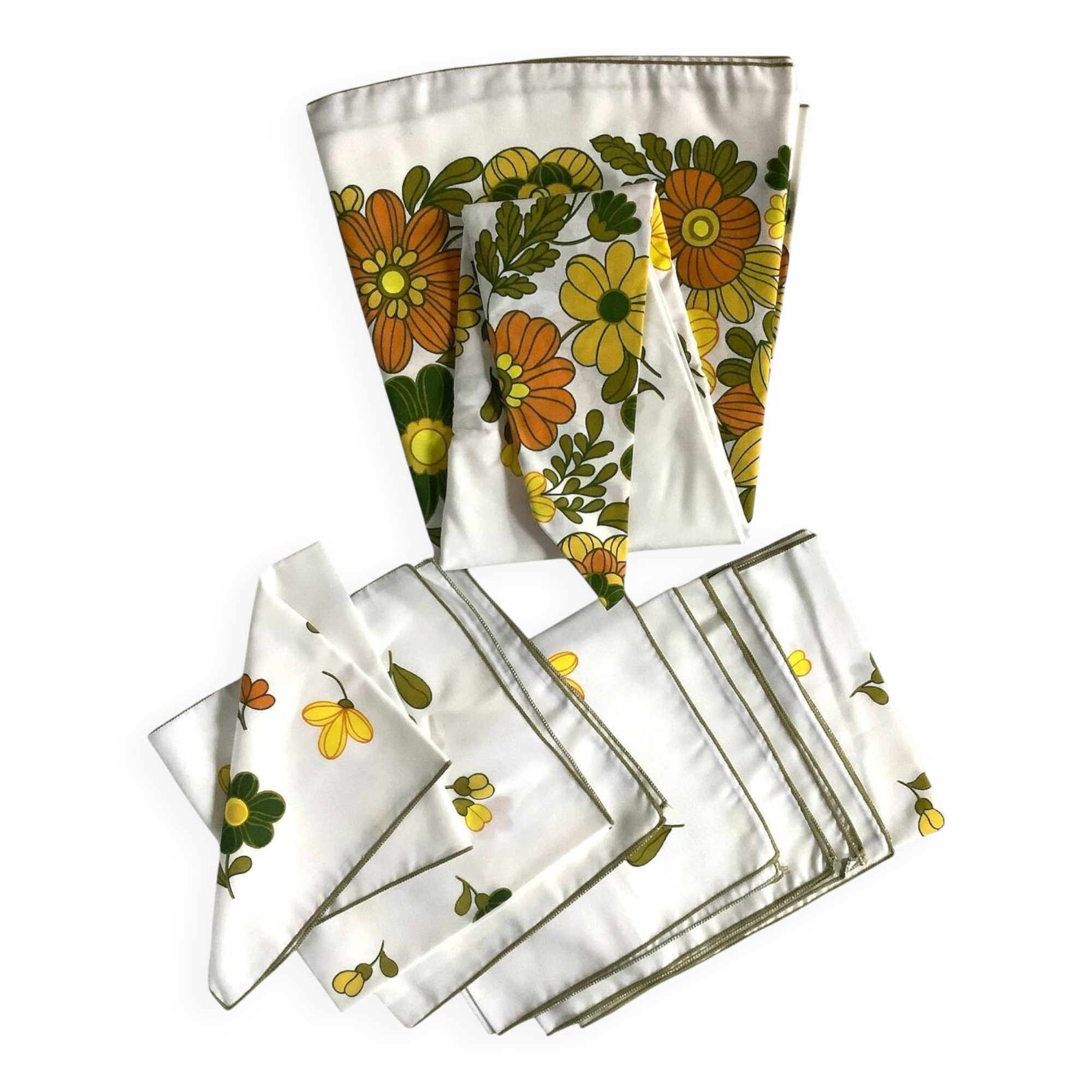 🌻Round tablecloth + 8 napkins 🌻