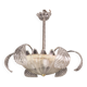 Charming Art Decò, Barovier & Toso Chandelier, Murano Glass, 1950s