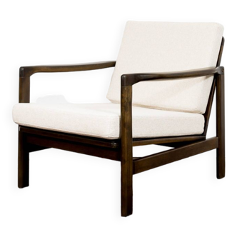 Fauteuil personnalisable du milieu du siècle restauré par Zenon Bączyk, 1960