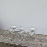 6 blown glasses / old cups