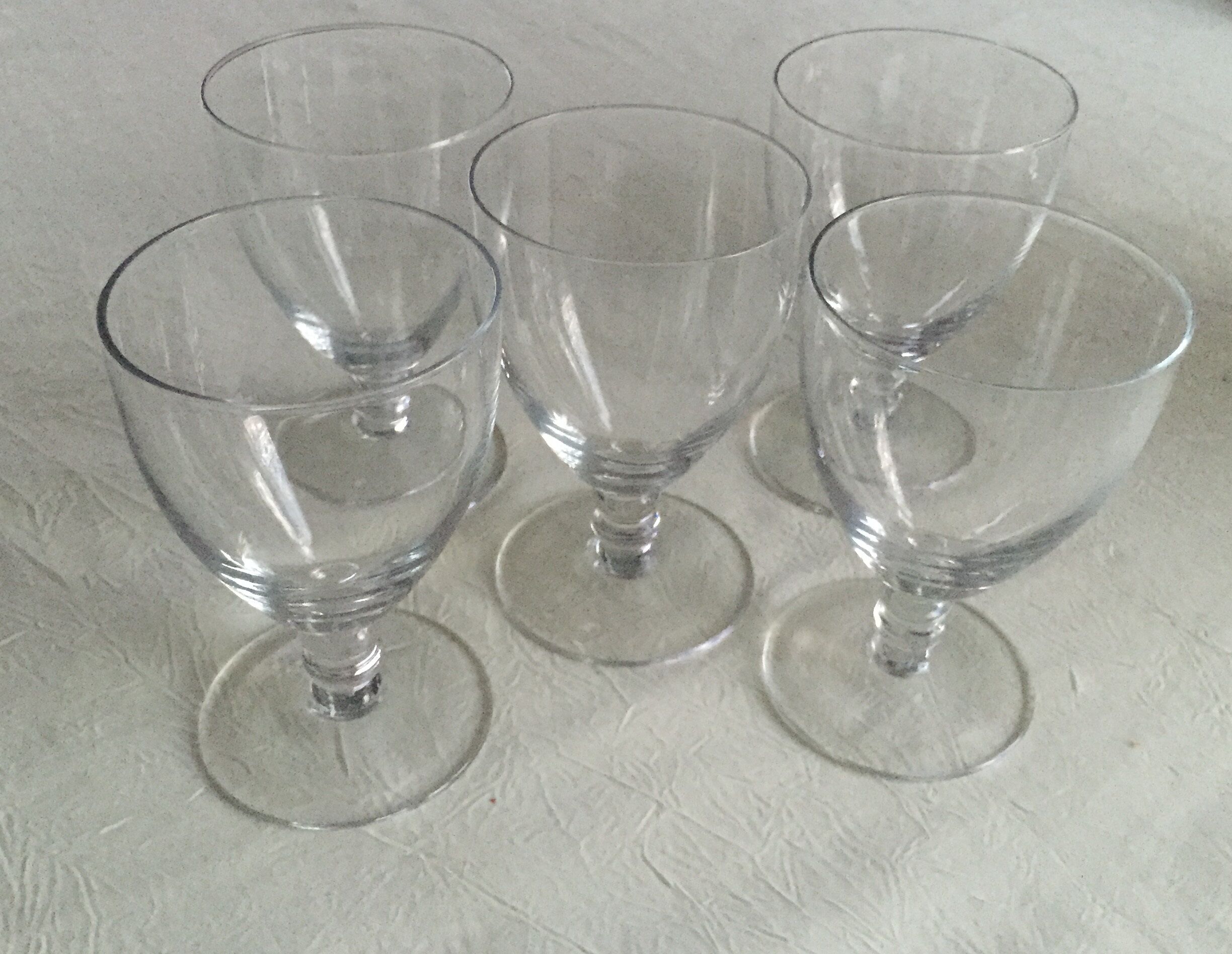Lot of 5 glasses