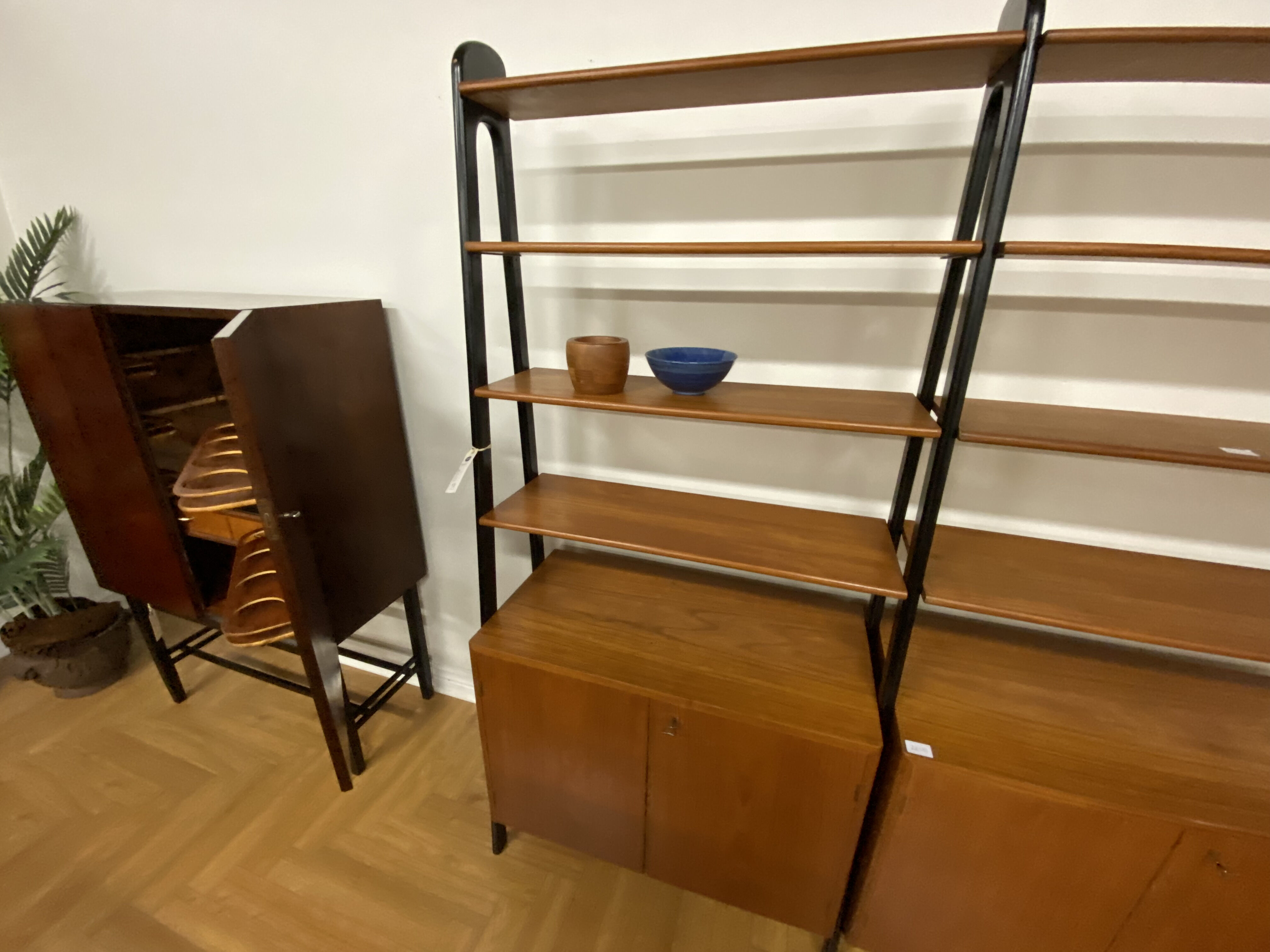 Teak "double" library, Sweden, 1950