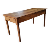Table ancienne de ferme bois massif noyer