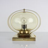 Preciosa Gold Wall Lamp or Table Lamp / Kamenický Šenov, 1970s