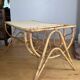 Vintage wicker rattan coffee table from the 1960s/70s (delivery possible)